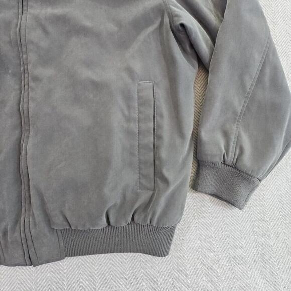 Roundtree & Yorke Jacket Coat Men's Size XL Gray Full Zip Quiet Luxury 5 Pockets - Picture 14 of 16